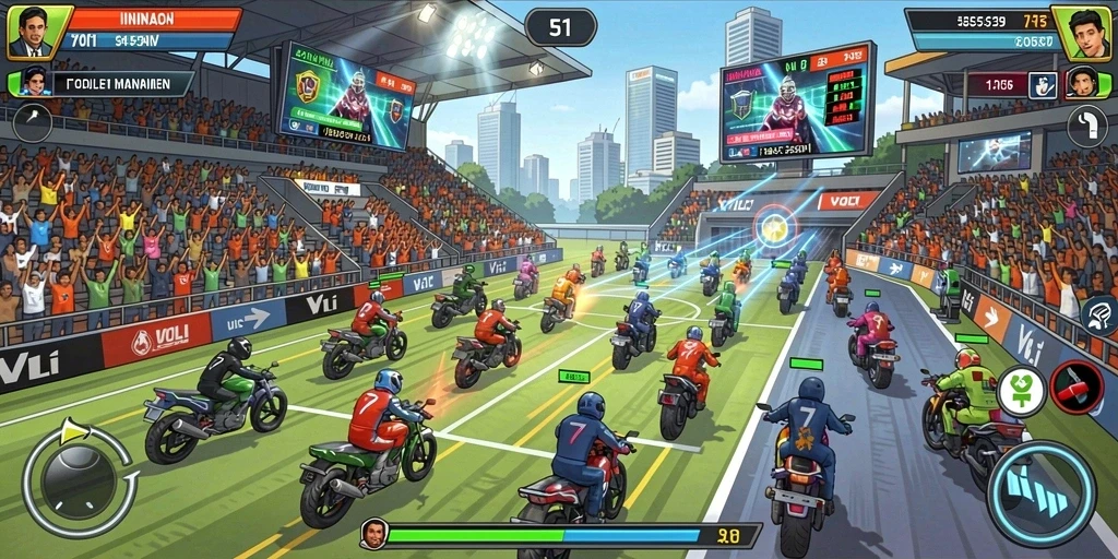 Gambaran aktivitas komunitas yang aktif dan penuh semangat.