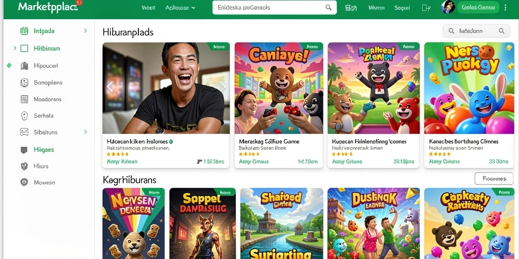 Leader board yang menunjukkan peringkat pemain dengan jelas.