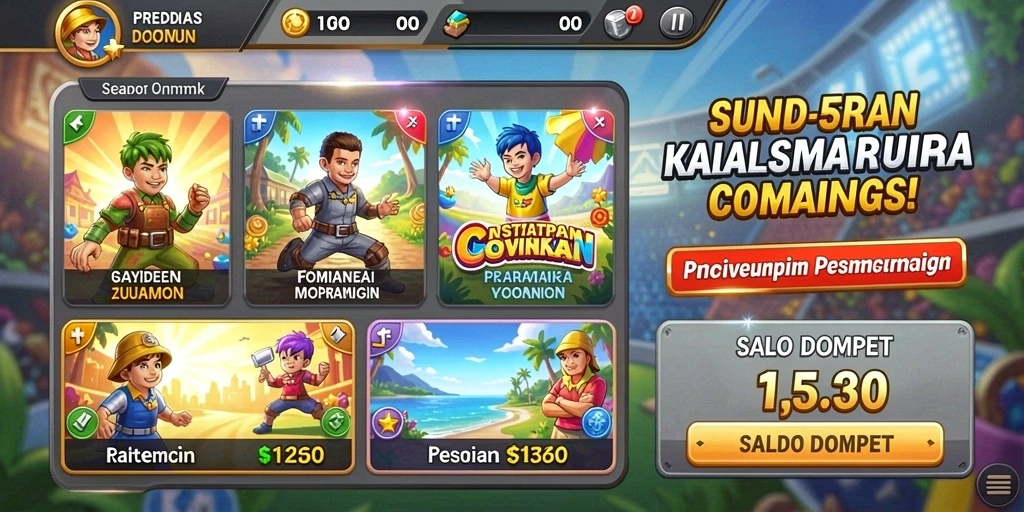 Fitur turnamen yang menantang dan penuh hadiah.