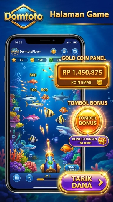 domtoto — layar beranda